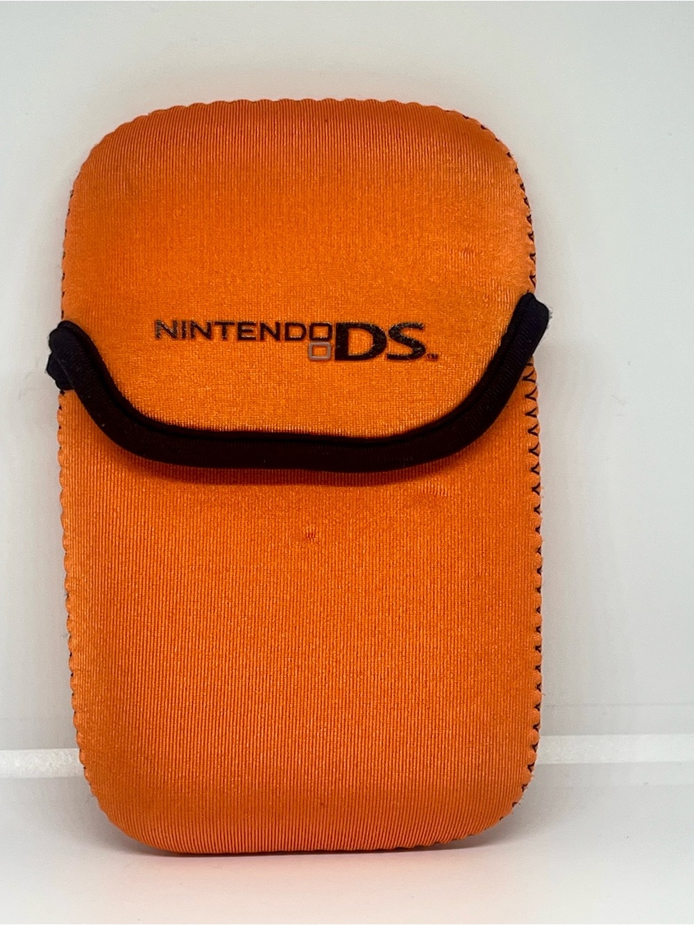 Nintendo DS Orange Protective Carrying Case Sleeve Official Logo Retro Gaming